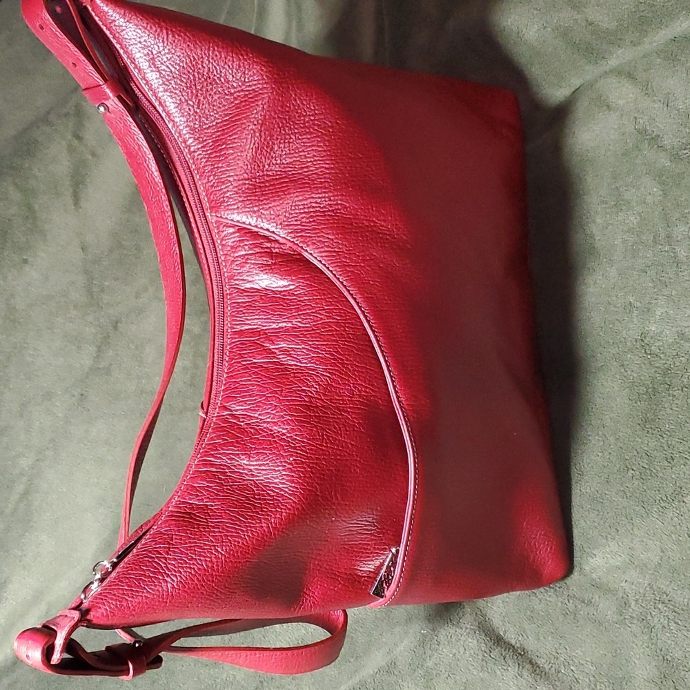 Maxx New York Deep Red Shoulder Bag